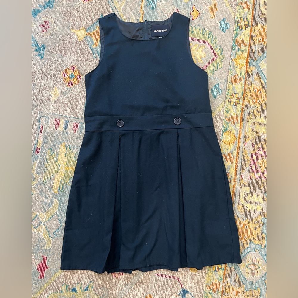 Lands’End School Uniform Dress Size 10 Navy
